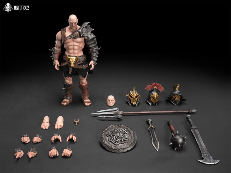 Mety toyz グラディエーターシリーズ スパルタ・スレイヤー バーサーカー 1/10スケール可動フィギュア