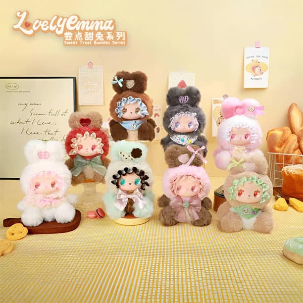 【BOX販売】YANCHUANG LOVELY EMMA 甘いウサギをひとくちシリーズ トレーディングプラッシュ(1BOX=6個入)